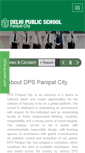 Mobile Screenshot of dpspanipatcity.in